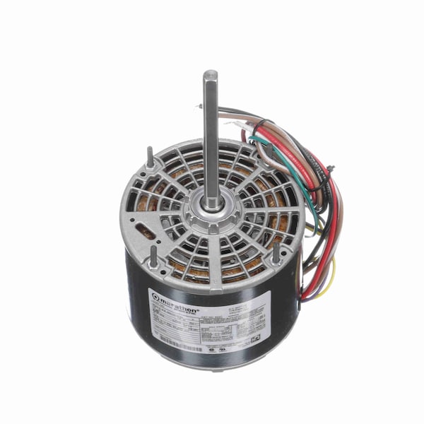 Leeson Motor 0.33 Hp 2 Speed Fan And Blower Hvac/R Motor, 1 Phase, 1200/1200 Rpm, 460 V, 48Y X037 - main